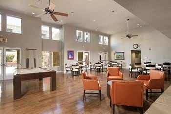 Billiards table, game room